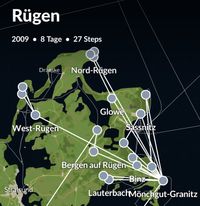R&uuml;gen-map